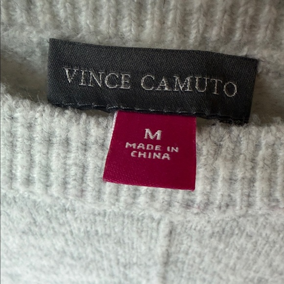 Vince Camuto Fuchsia and Gray Sweater - Picture 7 of 9